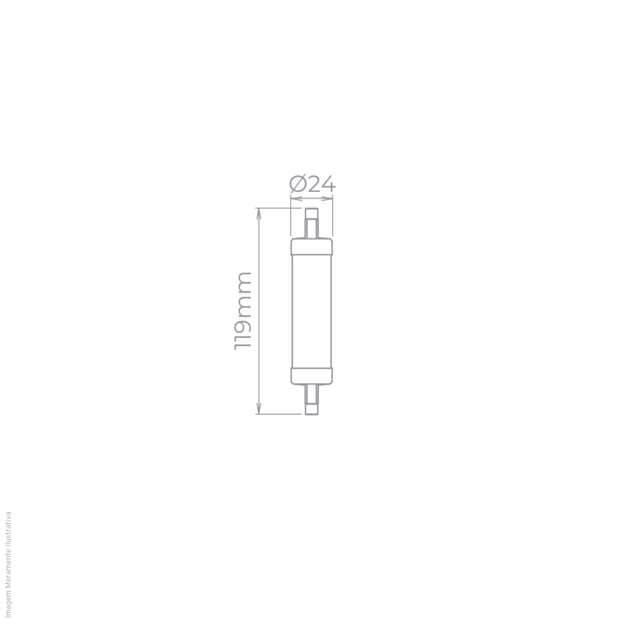 Lâmpada LED Halopin 9W BIV