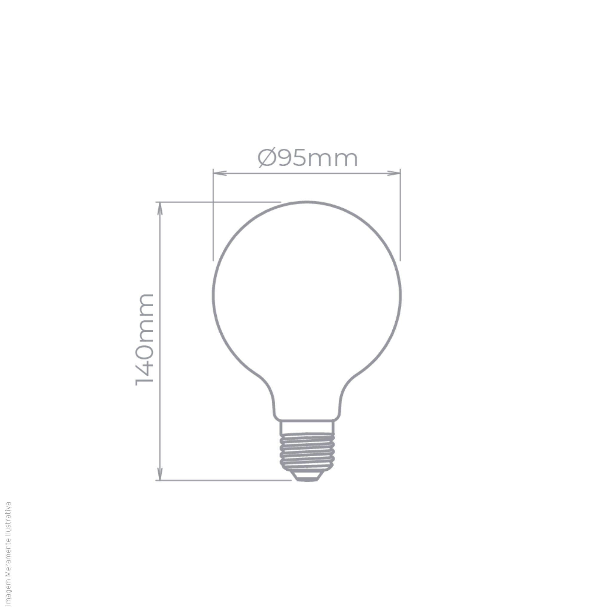 Lâmpada LED Balão 7W BIV