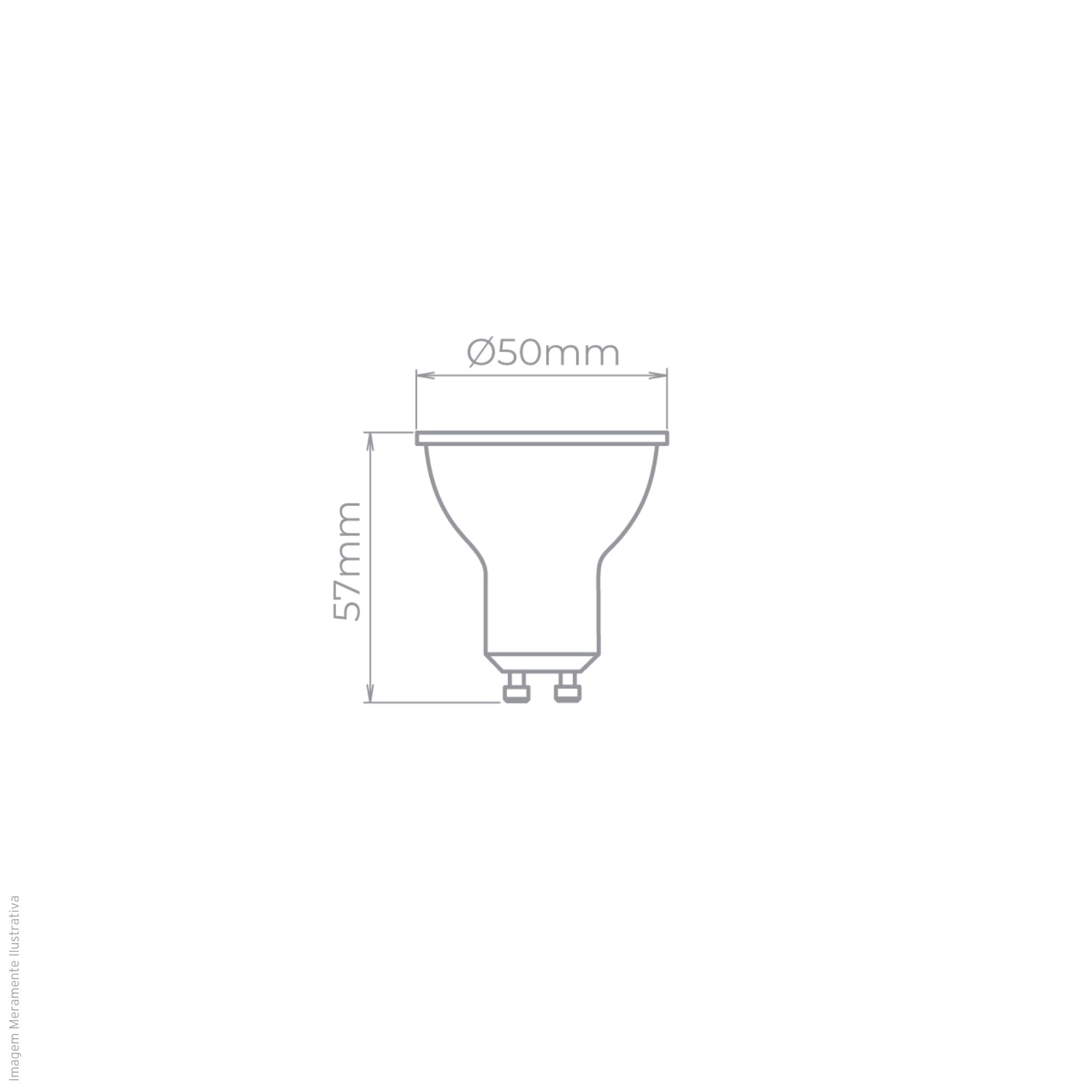 Lâmpada LED PAR16 5,5W 220V