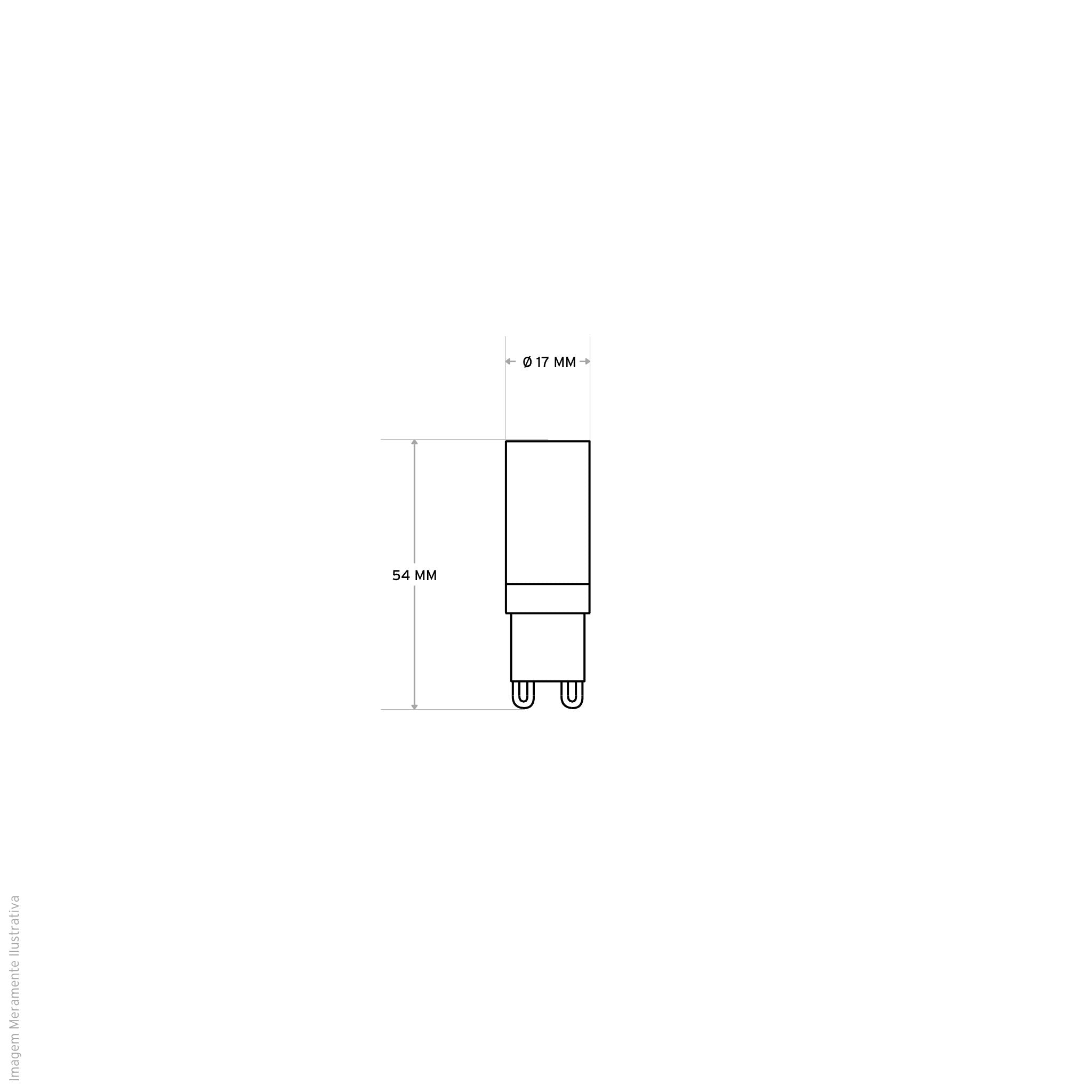 Lâmpada LED Bipino 4W 220V