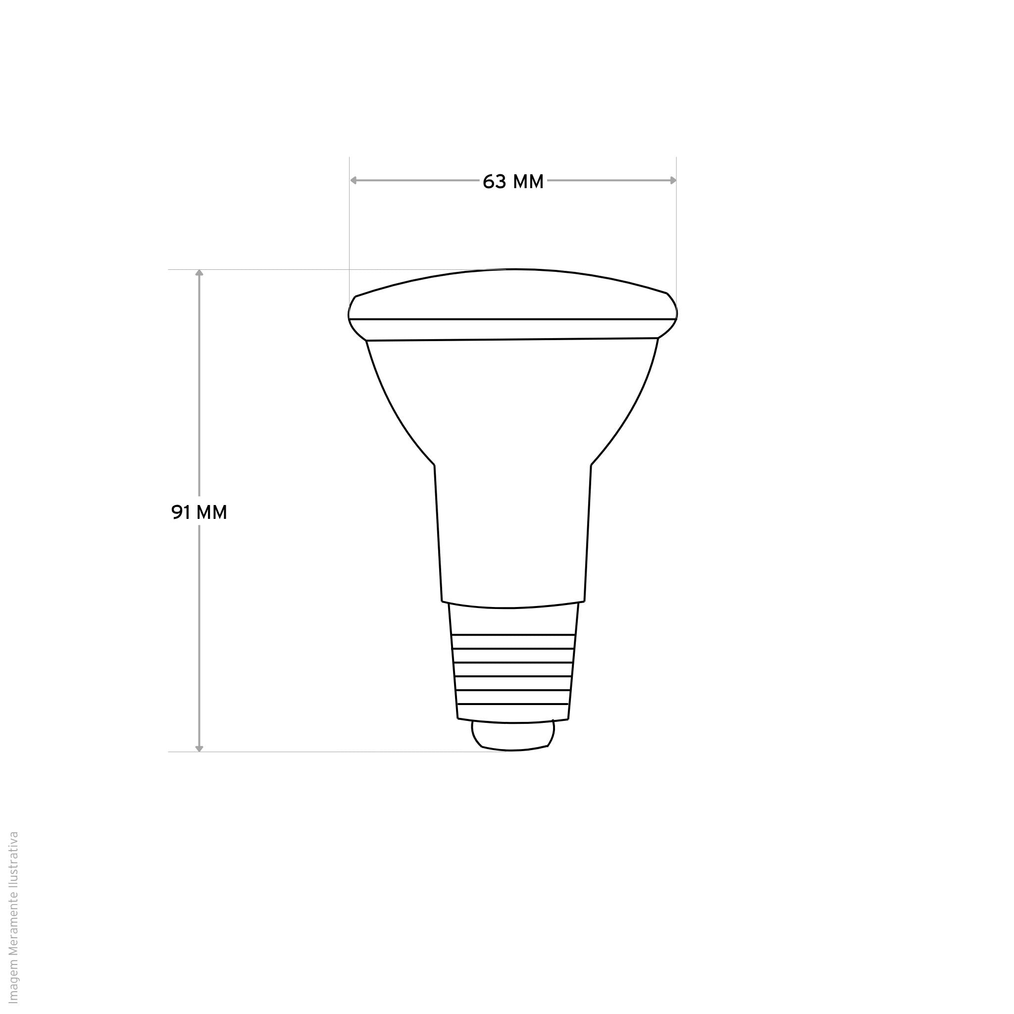 Lâmpada LED PAR20 4,8W BIV