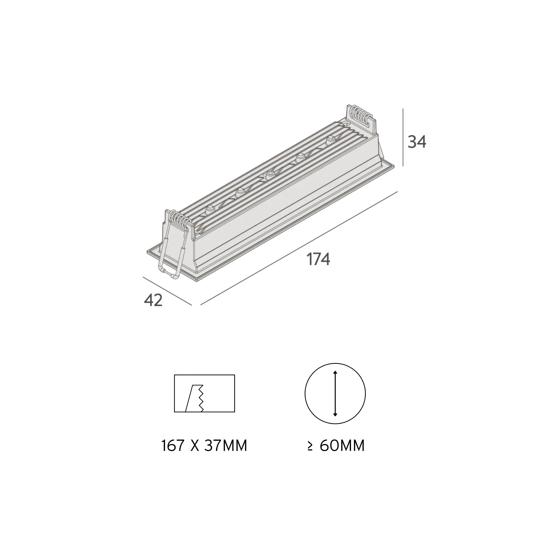 Spot Rayon Arandela - 6W