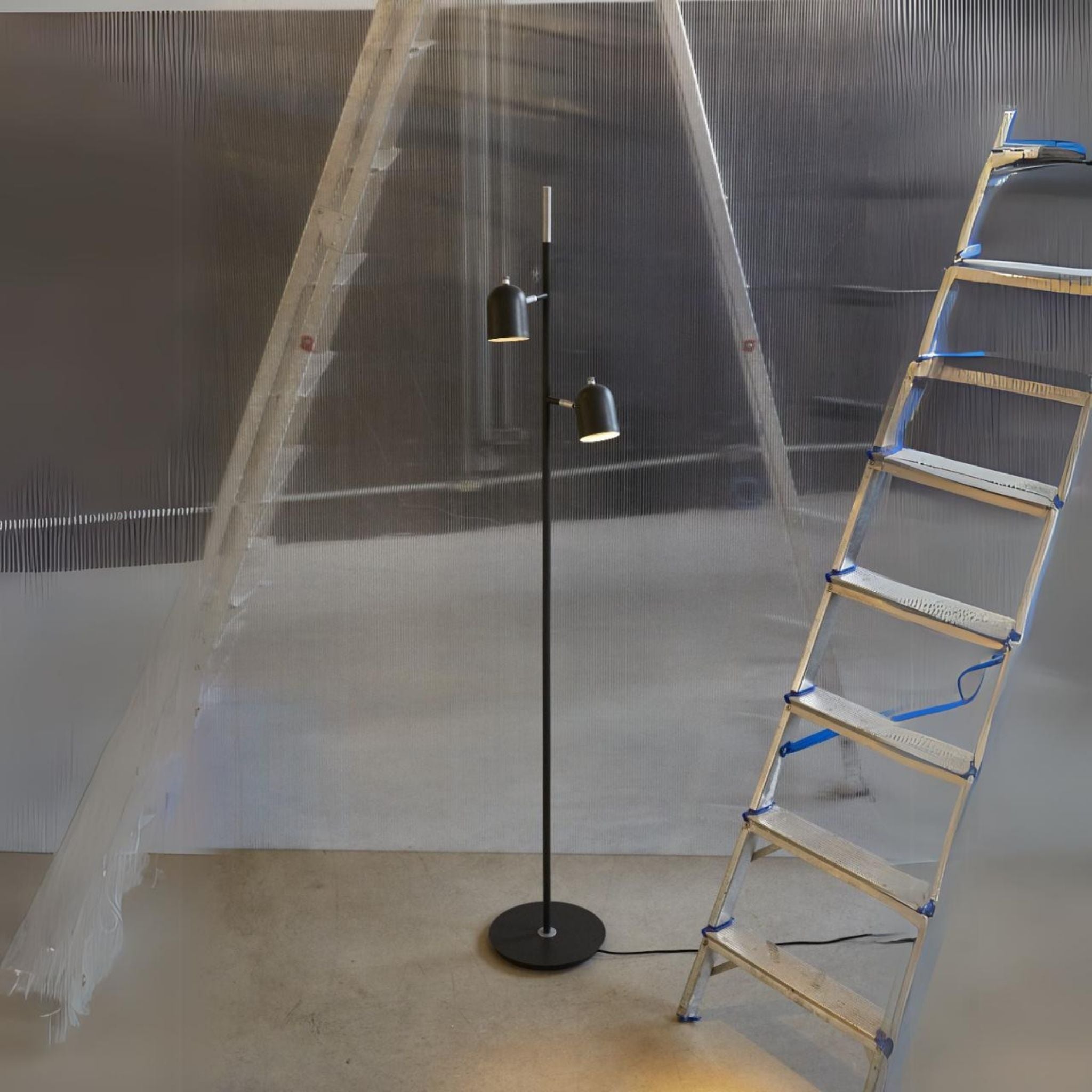 Harry Floor Lamp 2 Spotlights