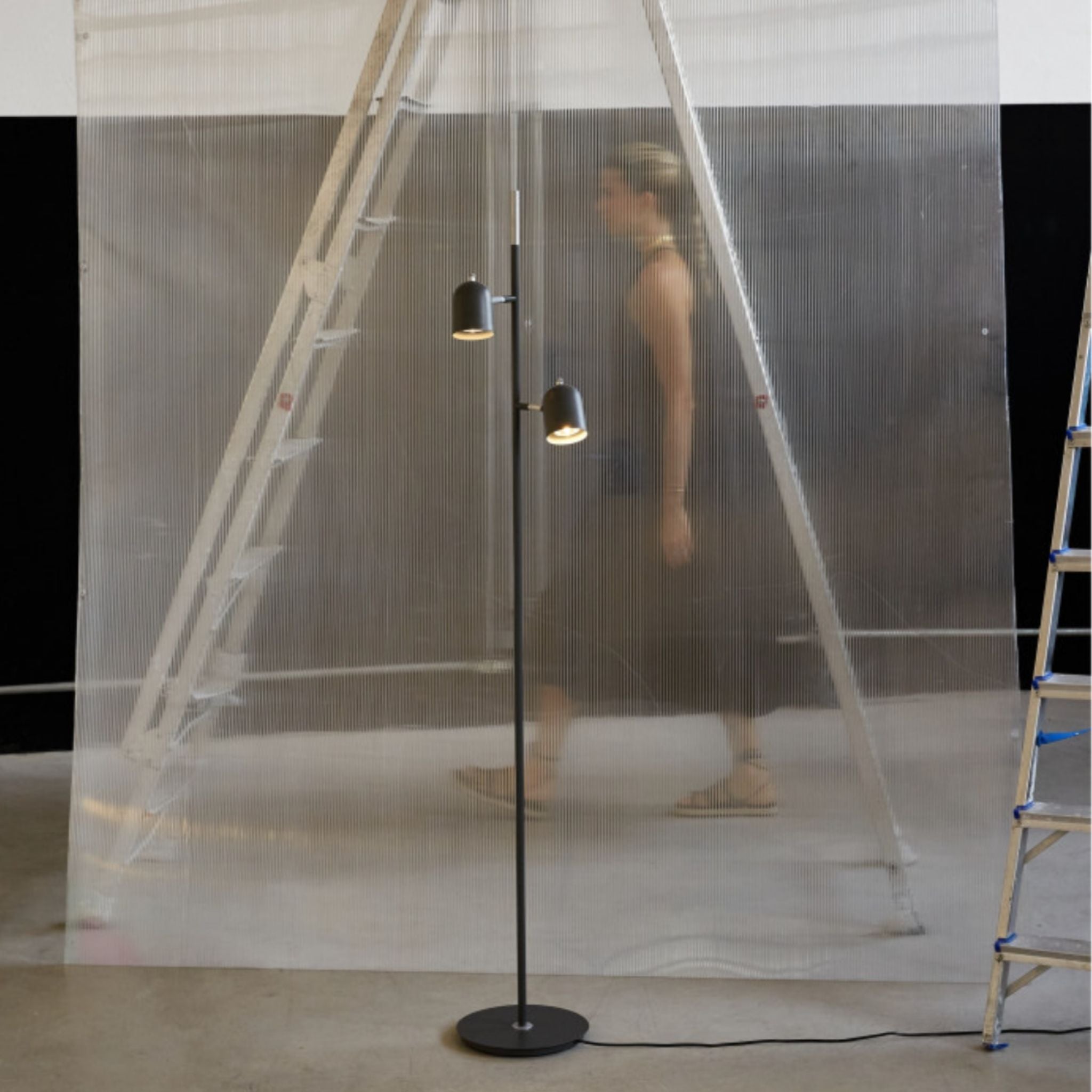 Harry Floor Lamp 2 Spotlights